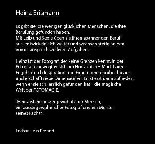 Es gibt sie, die wenigen gl&uuml;cklichen Menschen, die ihre Berufung gefunden haben.